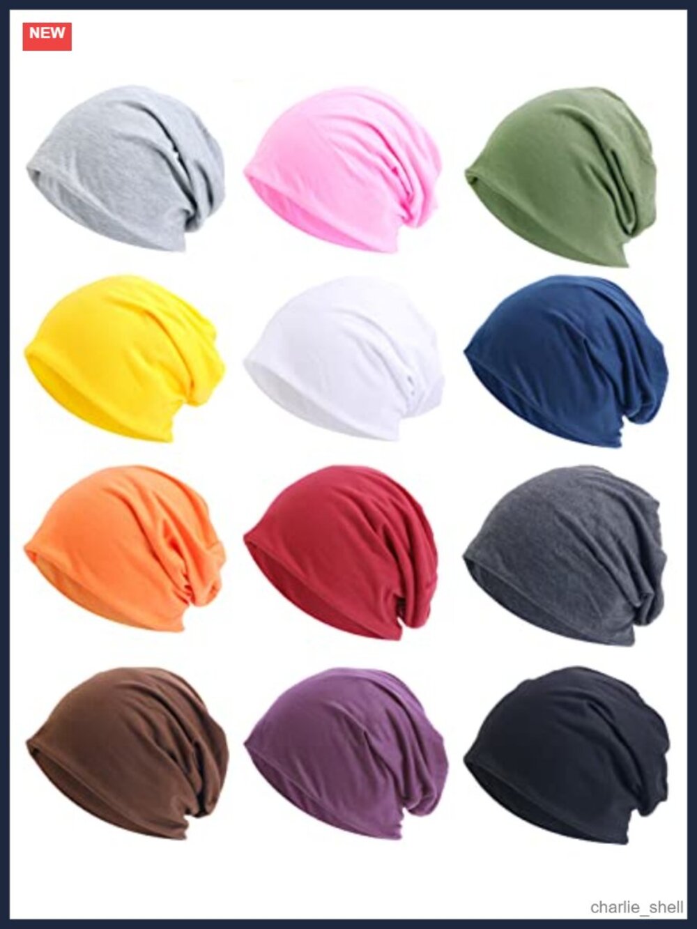 Unisex Slouchy Beanie Hats Lightweight Soft Skull Caps for Chemo Sleep